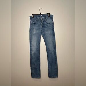 7 For All Mankind straight leg Jeans size 29 medium wash